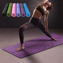 Load image into Gallery viewer, Yoga Mat with Position Line